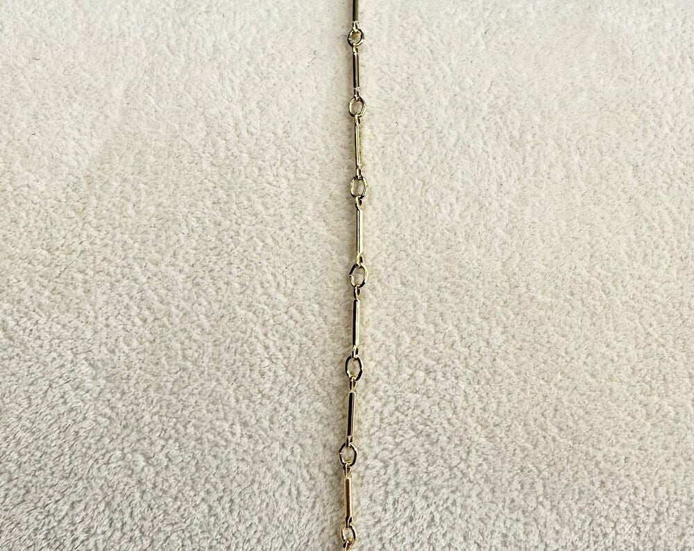 Bar and Link Necklace