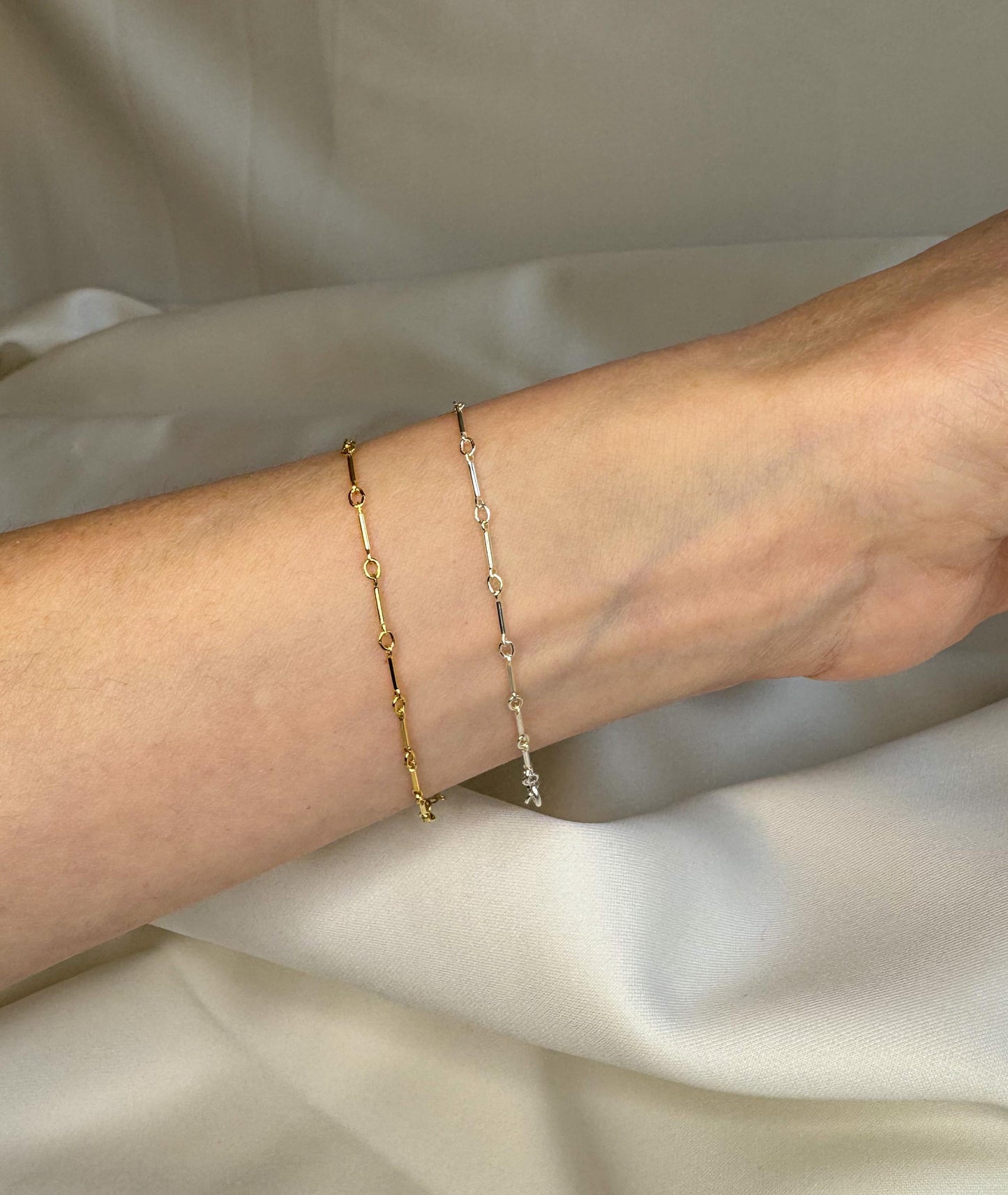 Bar and Link Bracelet